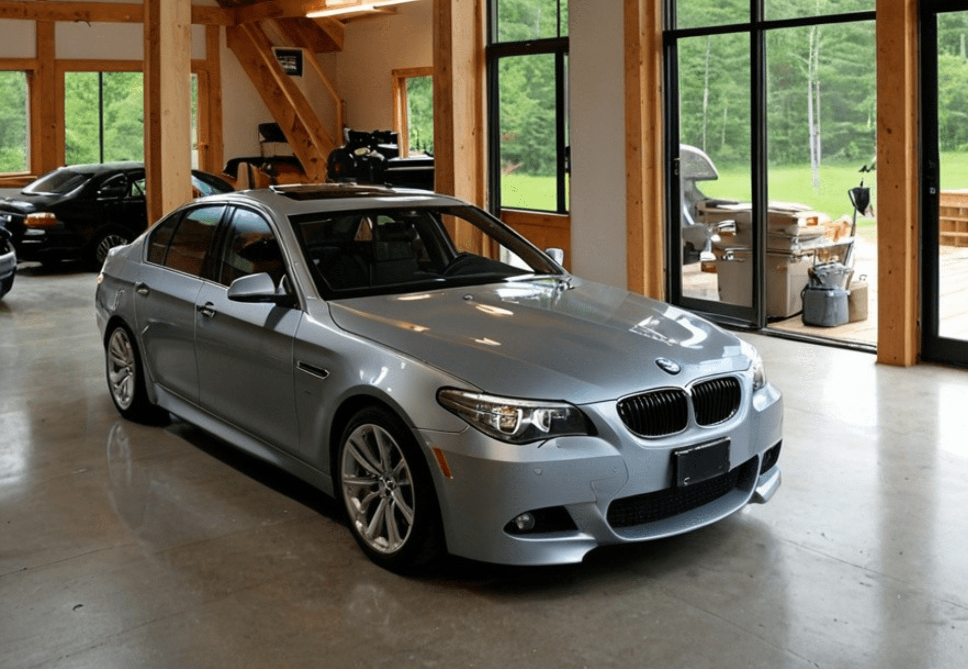 001 modern bathroom with dark wood cabinet and vanity